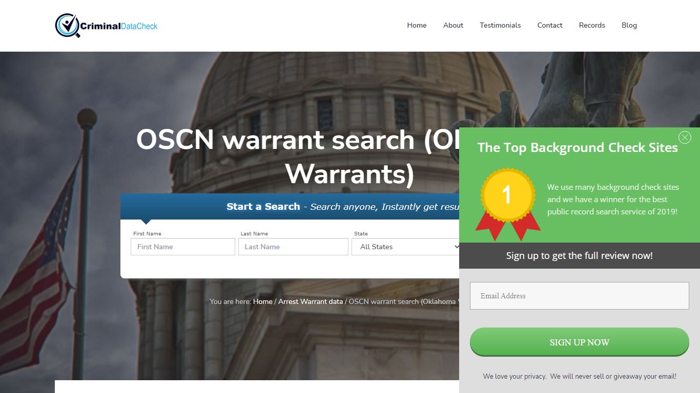 OSCN warrant search (Oklahoma Warrants) - Criminal Data Check